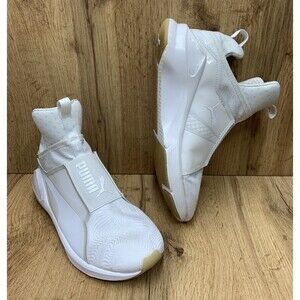 PUMA Women's Fierce Bright Sneaker Shoes 18973803 Triple White Running Size 7